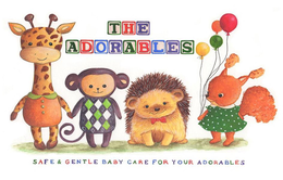 THE ADORABLES SAFE & GENTLE BABY CARE FOR YOUR ADORABLES trademark