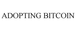 ADOPTING BITCOIN trademark
