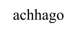 ACHHAGO trademark