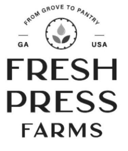 FROM GROVE TO PANTRY GA USA FRESH PRESS FARMS trademark