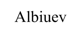 ALBIUEV trademark