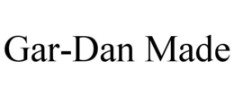 GAR-DAN MADE trademark