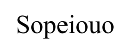SOPEIOUO trademark