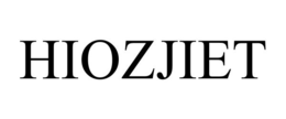 HIOZJIET trademark