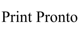 PRINT PRONTO trademark
