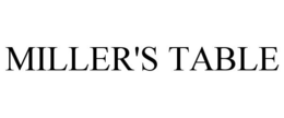 MILLER'S TABLE trademark