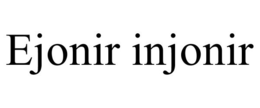 EJONIR INJONIR trademark