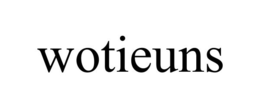 WOTIEUNS trademark