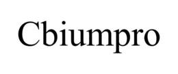 CBIUMPRO trademark