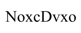 NOXCDVXO trademark