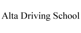 ALTA DRIVING SCHOOL trademark