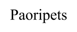PAORIPETS trademark