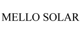 MELLO SOLAR trademark