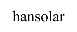HANSOLAR trademark