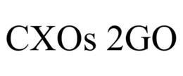 CXOS 2GO trademark