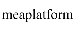 MEAPLATFORM trademark