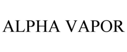 ALPHA VAPOR trademark