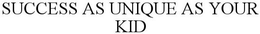 SUCCESS AS UNIQUE AS OUR KIDS trademark