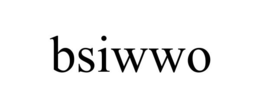 BSIWWO trademark