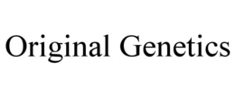 ORIGINAL GENETICS trademark
