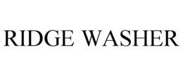 RIDGE WASHER trademark