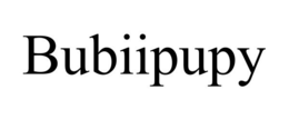 BUBIIPUPY trademark