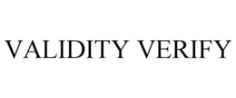 VALIDITY VERIFY trademark