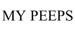 MY PEEPS trademark