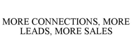 MORE CONNECTIONS, MORE LEADS, MORE SALES trademark