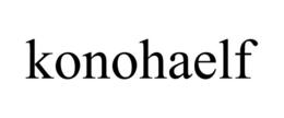 KONOHAELF trademark