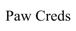 PAW CREDS trademark
