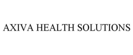 AXIVA HEALTH SOLUTIONS trademark