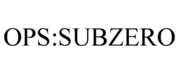 OPS:SUBZERO trademark