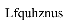 LFQUHZNUS trademark
