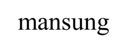 MANSUNG trademark