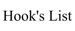 HOOK'S LIST trademark