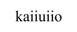 KAIIUIIO trademark