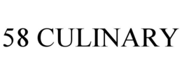 58 CULINARY trademark