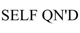 SELF QN'D trademark