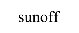 SUNOFF trademark