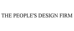 THE PEOPLE'S DESIGN FIRM trademark