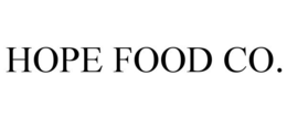 HOPE FOOD CO. trademark