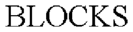 BLOCKS trademark