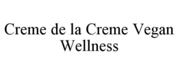 CREME DE LA CREME VEGAN WELLNESS trademark
