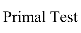 PRIMAL TEST trademark