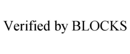 VERIFIED BY BLOCKS trademark