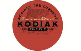 AGAINST THE CURRENT PREMIUM NATURAL KODIAK EST. 1980 FINE CUT trademark