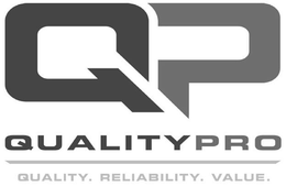 QP QUALITYPRO QUALITY. RELIABILITY. VALUE. trademark