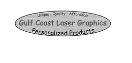 UNIQUE - QUALITY - AFFORDABLE GULF COAST LASER GRAPHICS PERSONALIZED PRODUCTS trademark