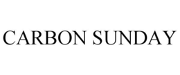 CARBON SUNDAY trademark